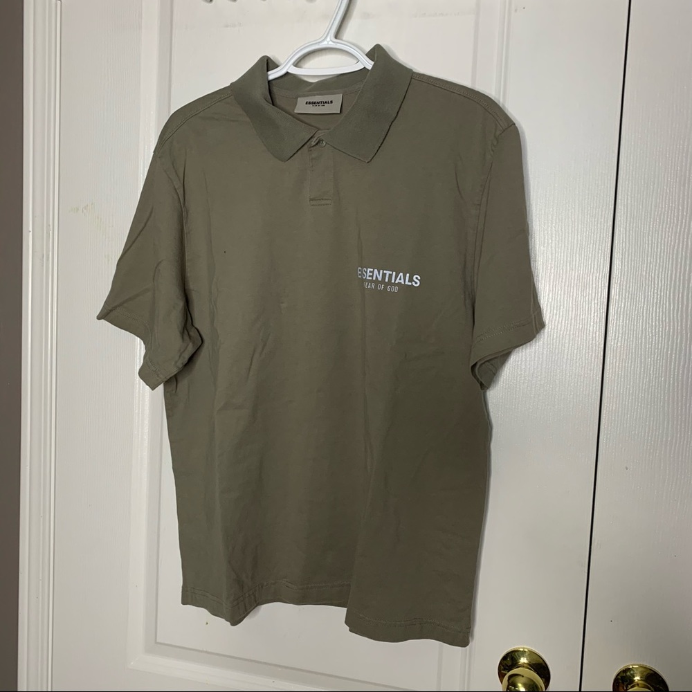 ESSENTIALS FEAR OF GOD BOX POLO SIZE SMALL